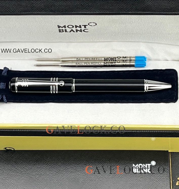 Clone Mont blanc Writers Edition Ballpoint Pen Black Resin for Sale